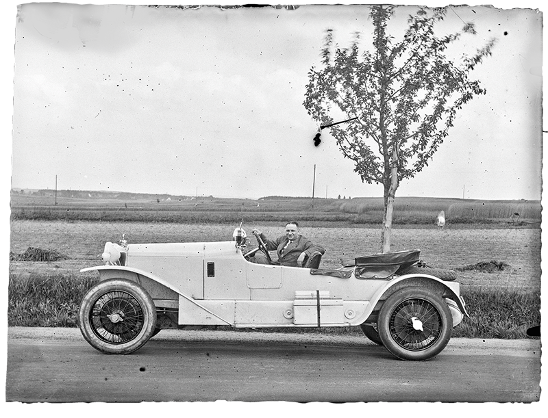 Autoliebhaber Walter Tuchmann; © Firmenarchiv Drei-S-Werk