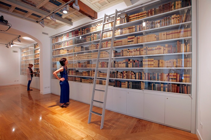 Casa di Goethe: Die Bibliothek des Deutschen Künstlervereins, Foto: Martin Claßen, Köln