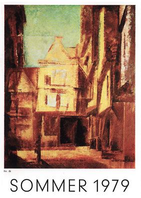 Katalog der Galerie Nierendorf vom Sommer 1979, Foto: Bauhaus-Archiv Berlin