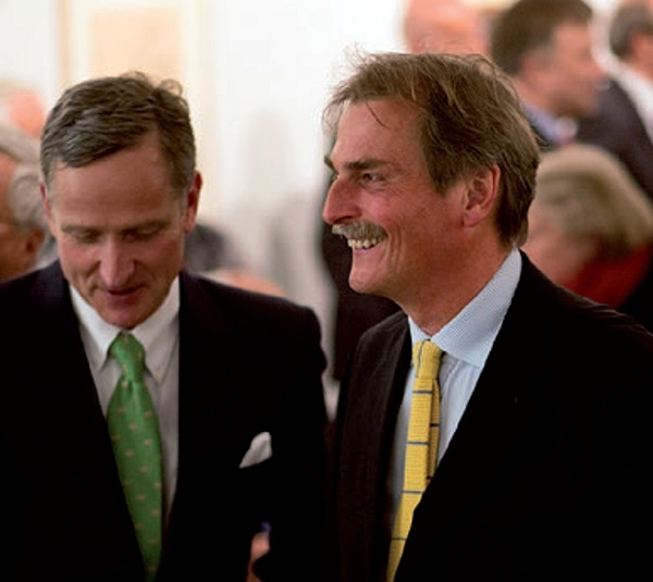 Prof. Dr. Hubertus Gaßner (rechts)  und Bernhard Reemtsma, Foto: Andreas Weiss, Hamburg