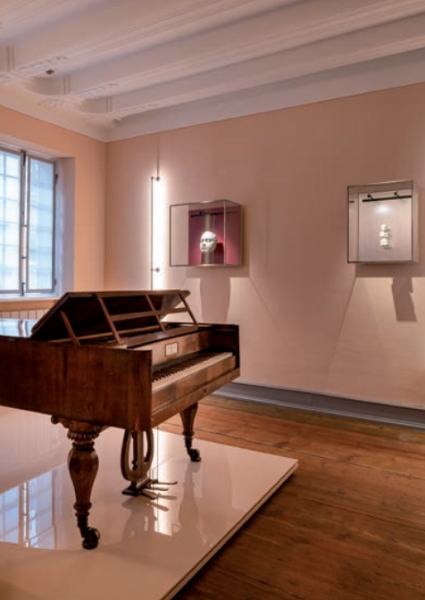 Ansicht aus der neuen Dauerausstellung,© Beethoven-Haus Bonn, Foto: David Ertl