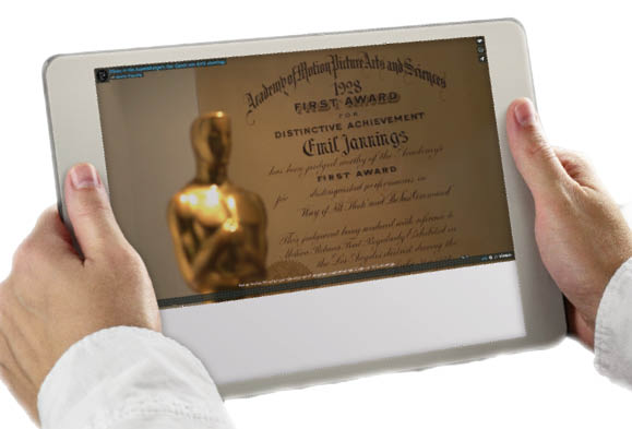 Digitale Tipps, Kinemathek Berlin, Videoporträt Der erste Oscar, Foto: AsKI e.V