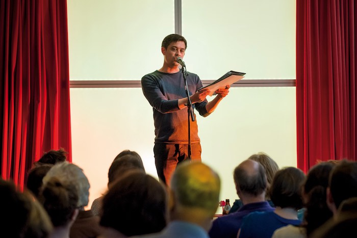 Bei der Spoken-Word-Reihe Poetry in Motion III,  Foto: © panobilder.de, Dieter Lukas / Lyrik Kabinett