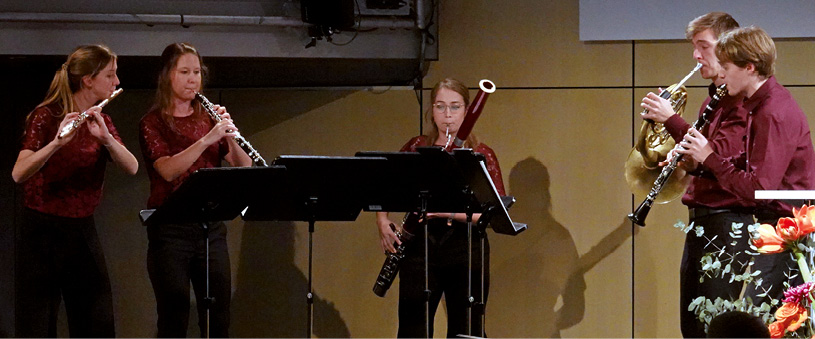 Das Bläserquintett ‘Berliner Luft‘, © Franz Fechner, Bonn