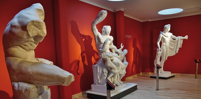 Abgüsse des Torsos, der Laokoon-Gruppe und des Apoll vom Belvedere, Foto: G. Draschowski