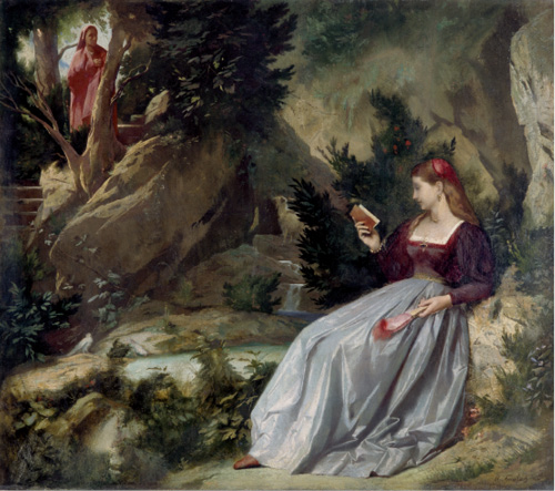 Anselm Feuerbach, Laura im Park von Vaucluse, 1864, Öl auf Leinwand, © Historisches Museum der Pfalz Speyer