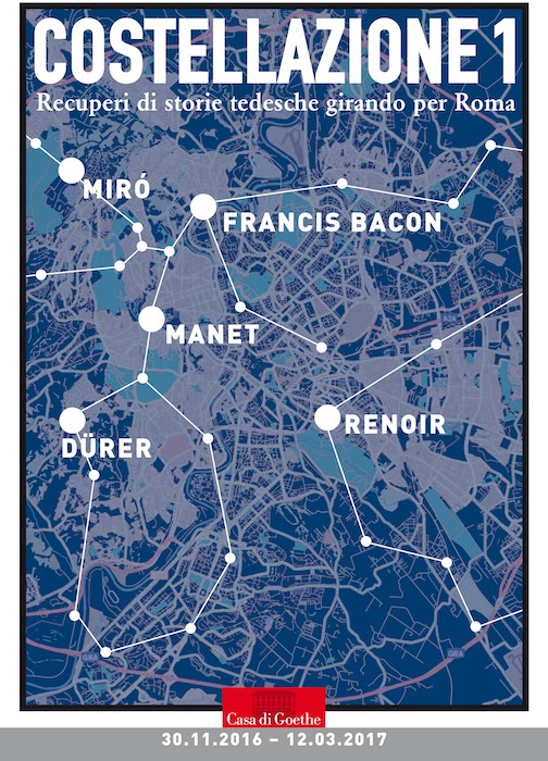 Plakat Costellazione 1, Foto: Casa di Goethe, Rom