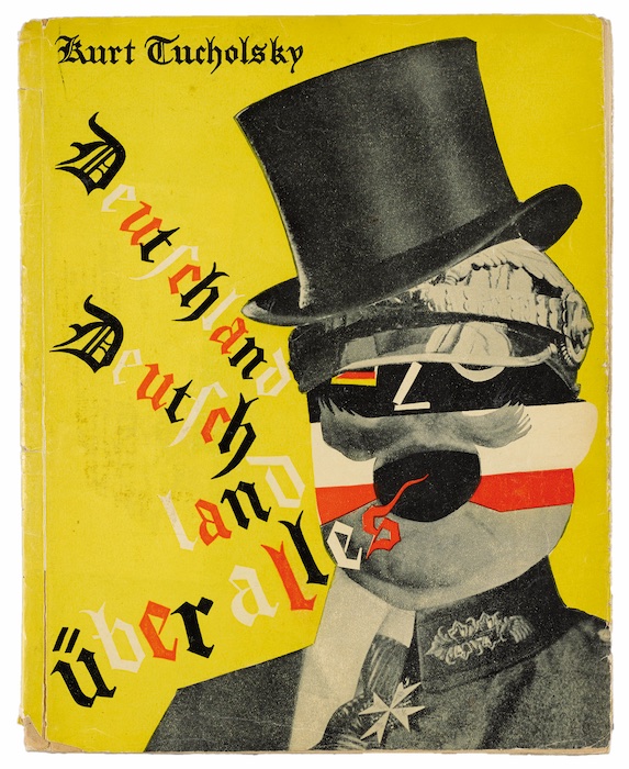 John Heartfeld, Buchgestaltung für ‘Deutschland, Deutschland über alles‘ von Kurt Tucholsky, 1929, Akademie der Künste, Berlin © The Heartfield Community of Heirs / VG Bild-Kunst, Bonn; Kunstsammlung der Akademie der Künste
