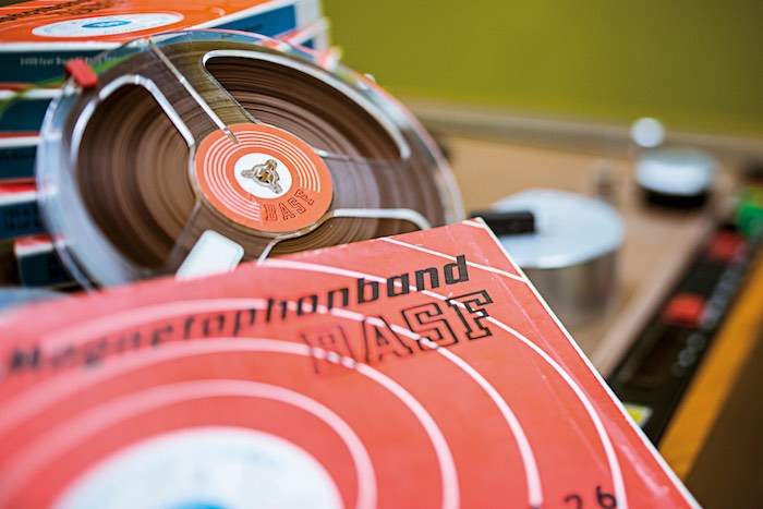 Tonbandmitschnitte des 1. Frankfurter Auschwitz Prozesses, Foto:  Hessisches Landesarchiv – Hessisches Hauptstaatsarchiv Wiesbaden