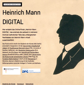Heinriich Mann DIGITAL