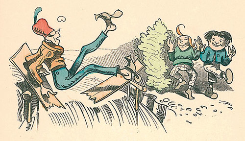 Wilhelm Busch, Detail aus ‘Max und Moritz‘, 1865