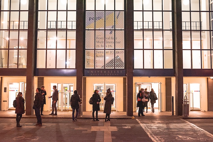Auftaktveranstaltung der Poetica in der Aula II der Universität zu Köln, Foto: Silviu Guiman