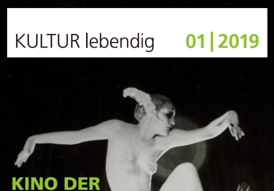 Titelbild KULTUR lebendig 1/19: Brigitte Helm, Metropolis (1927, Fritz Lang), Foto: Horst von Harbou, Deutsche Kinemathek – Museum für Film und Fernsehen, Berlin