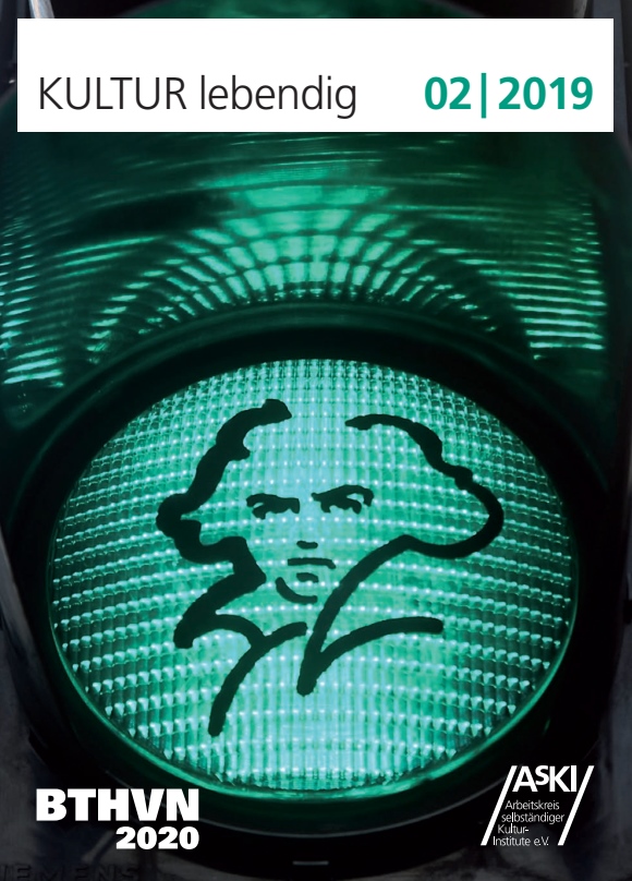 Titelbild KULTUR lebendig 2/19: Grünes Licht für Beethoven - Beethovenampel, Foto: Bundesstadt Bonn