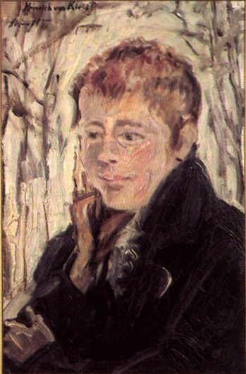 Heinrich von Kleist, Portrait von Max Slevogt, 1911, Foto: Kleist-Museum Frankfurt (Oder)